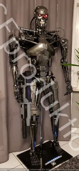 T2 Terminator T800 Endoskeletton 1:1 Lifesize Movable / | Etsy