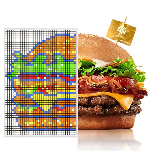 GAN 100pcs 3x3 Mini Cubes with Puzzle Plate, Magic Cube Puzzle Toy for Kids Adults