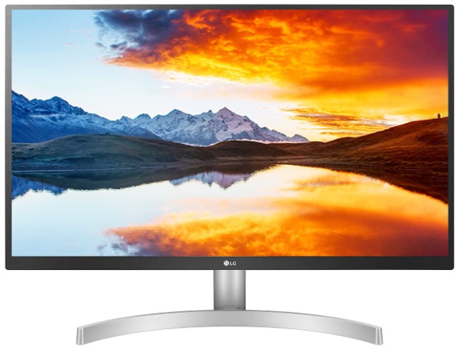 LG UHD 27-Inch Computer Monitor 27UL500-W, IPS Display with AMD FreeSync and HDR10 Compatibility, White
