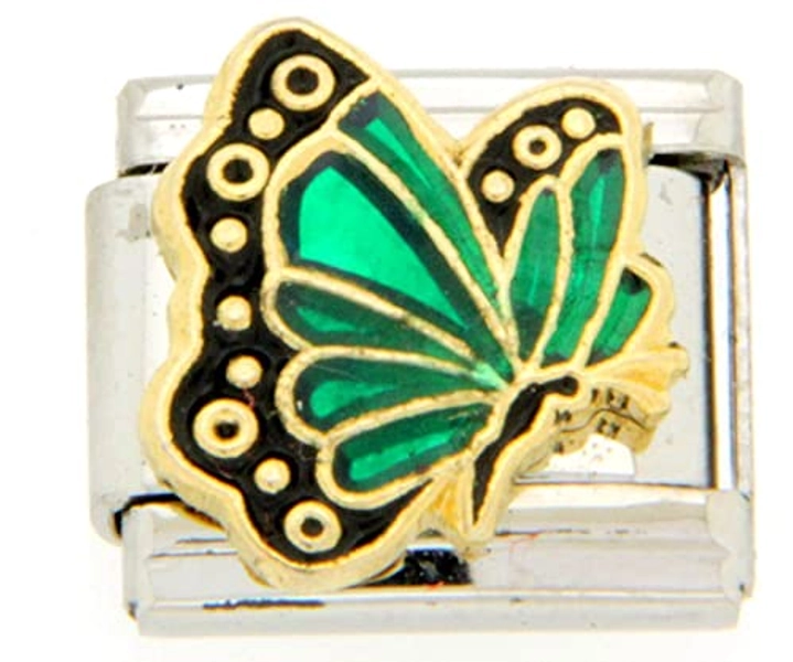 Clearly Charming May Butterfly Birth Month Italian Charm