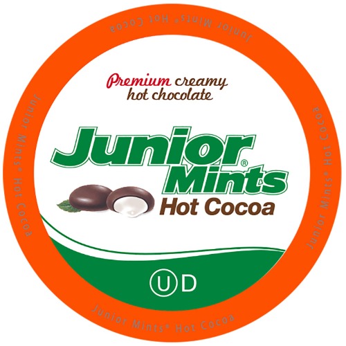 Tootsie Roll Junior Mints Hot Cocoa Pods, Compatible with Keurig K Cup Brewers, Perfect Peppermint Hot Chocolate Gift, Candy Junior Mints Hot Cocoa, 40 Count - 
