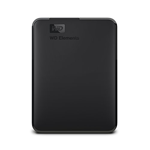 WD 5TB Elements Portable External Hard Drive, USB 3.0 - WDBU6Y0050BBK-WESN,Black - 5TB - Portable HDD