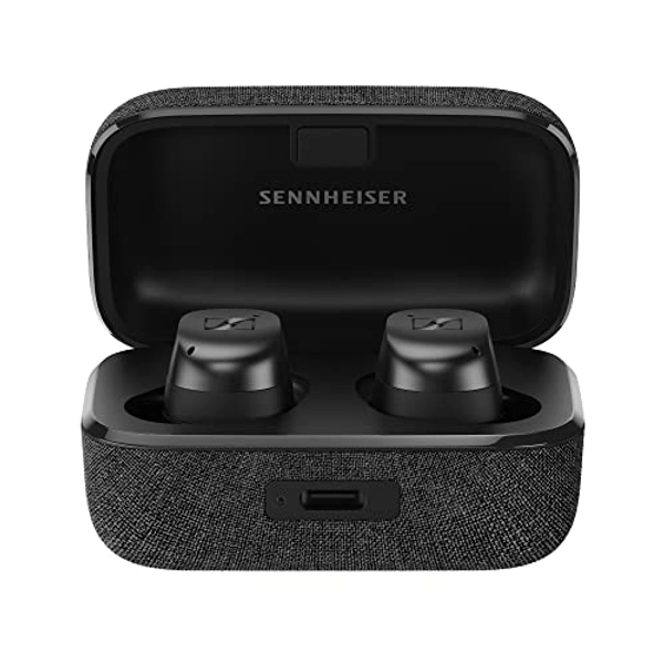 Sennheiser MOMENTUM True Wireless 3 – Bluetooth-In-Ear-Ohrhörer für Musikwiedergabe und Telefonate mit Adaptive Noise Cancellation-Funktion und 28 Stunden Akkulaufzeit - Graphit