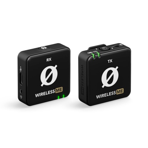 RØDE Wireless ME Ultra-Compact Wireless Microphone System with Built-in Microphones, GainAssist Technology and 100m Range for Filmmaking, Interviews and Content Creation