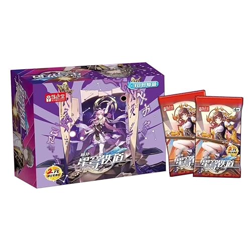 Honkai Star Rail Collectible Cards - Booster Packs Trading Card - Deluxe Version Collectible Poker Deck of Cards Game Merch (Deluxe) - Deluxe