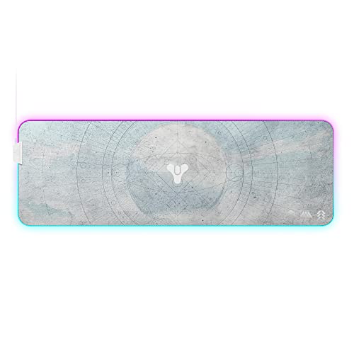 SteelSeries QcK Gaming Surface - XL RGB Prism Cloth Optimized for Gaming Sensors - Destiny 2 Limited Edition Design - XL - Destiny 2 - Gaming Surface