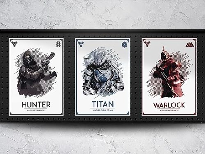Guardian Poster 3-Pack; Unframed by SnooozeWorks; Gaming Posters (8"x10") - 8"x10"