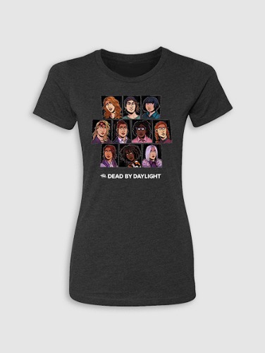 Women of Dead by Daylight Crew Tee - Charcoal | XXL