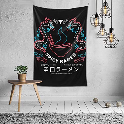 Destiny 2 Tapestry Wall Hanging Bedding Tapestry 3D Printed Art Tapestrys Home Decor Size: 60"X40"