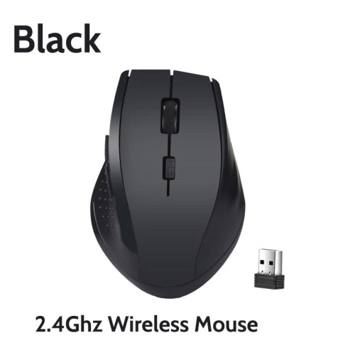 2.4GHZ Wireless Mouse - Black