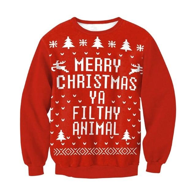 Ugly Christmas Sweaters - Filthy Animal / L