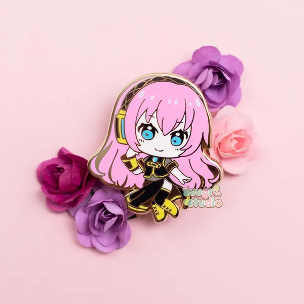 Virtual Vocalist Luka Hard Enamel Pin - [A Grade] / Simple Rubber Back