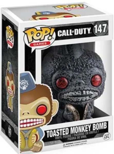 Funko Pop Games Call of Duty Toasted Monkey Bomb Exclusive Vinyl Figure - 