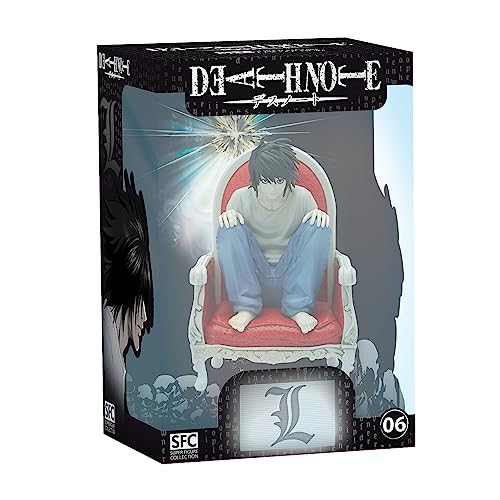 ABYSTYLE Studio Death Note Detective L SFC Collectible PVC Figure 5.5" Tall Statue Anime Manga Figurine Home Room Office Décor Gift