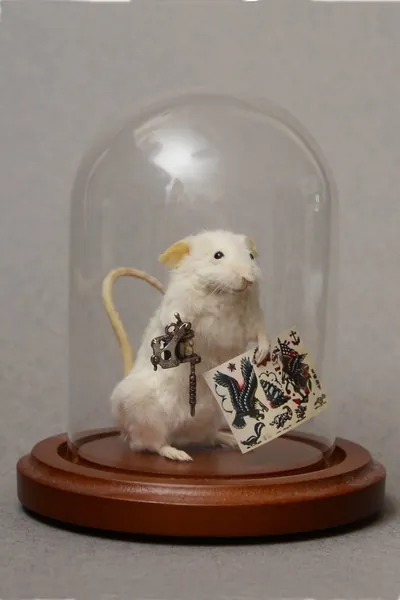 Taxidermy Tattoo Artist Mouse Tattooer Custom Made to Order