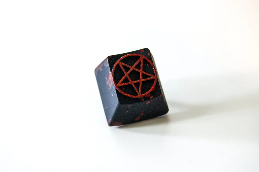Pentagram "Sacrificial Stone" Artisan Keycap for Cherry MX Keycap Mechanical Gaming Keyboards