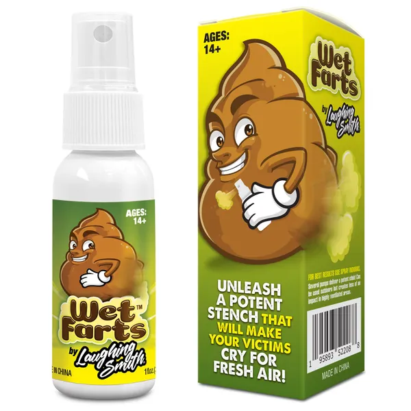 Wet Farts - Potent Fart Spray - Extra Strong Stink - Hilarious Gag Gifts & Pranks for Adults or Kids - Prank Poop Stuff - Non Toxic - Smells Like Really 'Bad' Gas - 