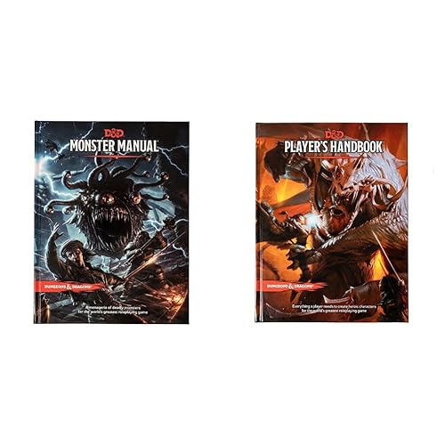 Dungeons & Dragons Core Rulebook: Monster Manual, WTCA92180000, standard & Core Rulebook: Player's Handbook - + Core Rulebook: Player's Handbook