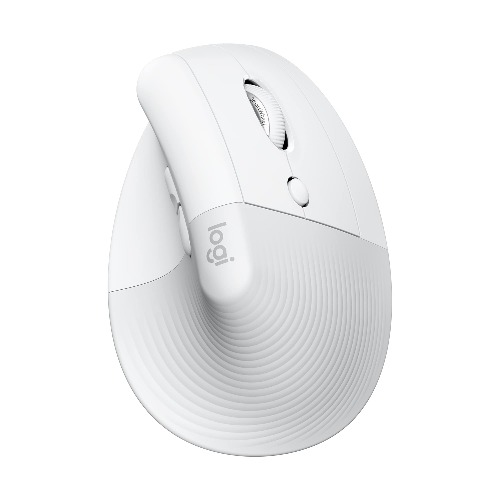 White Logitech Vertical Mouse, Wireless