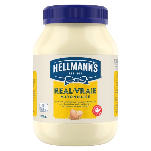 Hellmann's Mayonnaise Real 890 ml - 1 890 ml (Pack of 1)