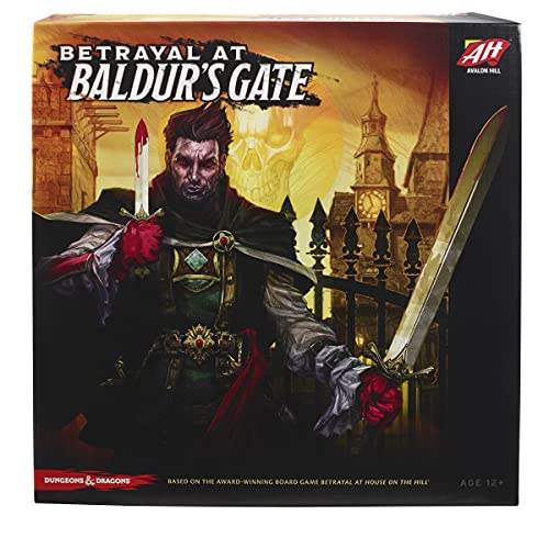 Avalon Hill Hasbro Gaming Betrayal at Baldur's Gate Modular Board Hidden Traitor Game,Ages 12 and Up,D&D,Based on Betrayal at House on The Hill