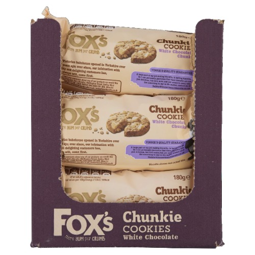 Fox's White Chocolate Chunkie Cookies (9 packets x 180g)