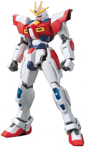 Bandai Hobby HGBF Build Burning Gundam "Gundam Build Fighters Try" Action Figure (1/144 Scale) , White - 