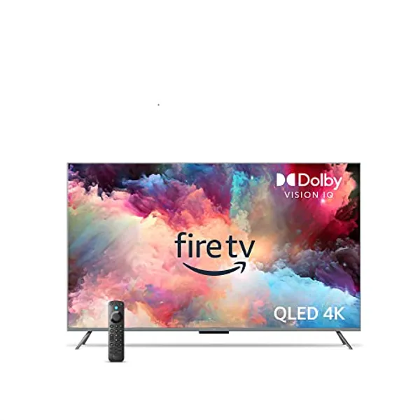 Amazon Fire TV 75" Omni QLED Series 4K UHD smart TV with Alexa Voice Remote Pro