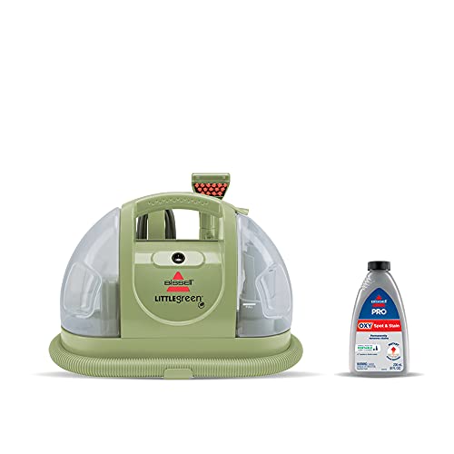 Bissell - Portable Carpet Cleaner - Little Green for Carpet & Upholstery - with Stain Brush - for Household and Automotive use - 15 ft Cord - Original