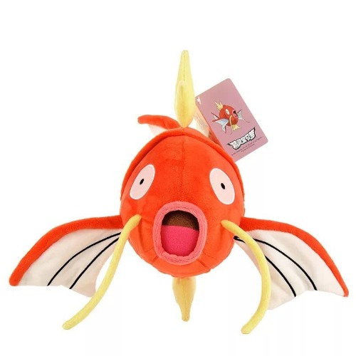 Nuciferi Lovely Japanese Anime Magikarp Plush Toys, Magikarp in Orange Stuffed Dolls Cute Fish Figures for Children Xmas Gifts 10 Inch Long - 