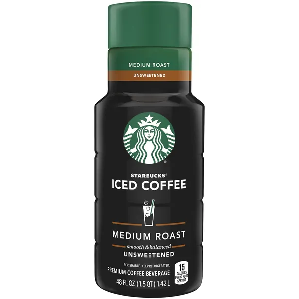 Starbucks - Chilled Unsweetened Iced Coffee, Unflavored, 48 Fl Oz