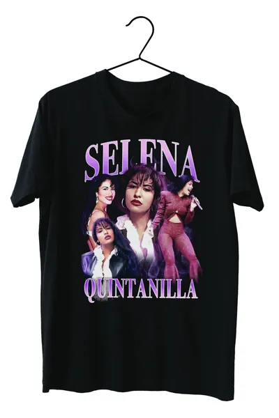 Se.l-e-n-a Vintage 90's Inspired Unisex Classic Selenas Retro 80s T-Shirt (#05-Design) - 