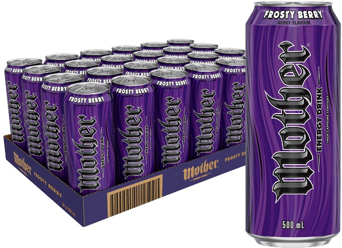 Mother Energy Drink Frosty Berry, 24 x 500 ml