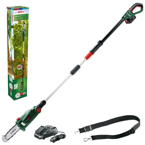 Bosch Cordless Pruner UniversalChainPole 18 (battery 2.5 Ah, 18 Volt System, in carton packaging)