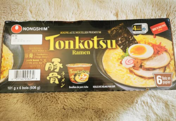 Nongshim Tonkotsu Ramen, 6 X 101 g