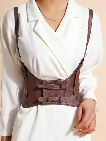 [HUNTRESS Cosplay] Buckle Decor Harness Belt