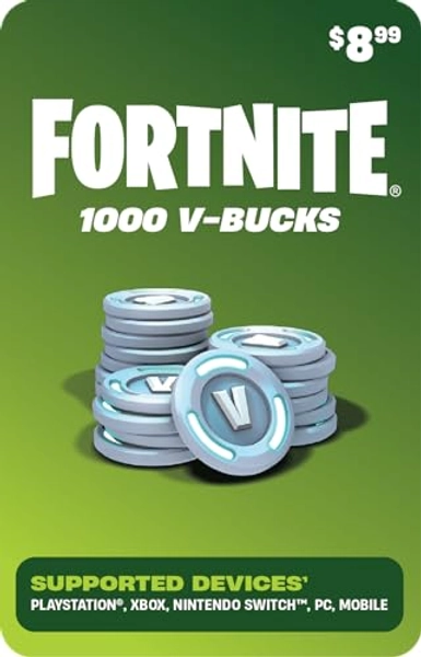 FORTNITE Digital V-Bucks 1000 -PlayStation/Xbox/Nintendo Switch/PC/Mobile [Digital Code] - Digital Code - 1000