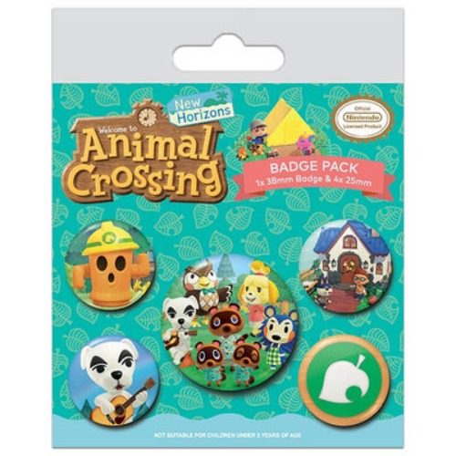 Animal Crossing New Horizons Badge Pack