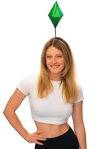 ComfyCamper Sparkly Diamond Headband Costume – Video Game for Woman Womens Girls Adult – Halloween Cosplay Accessories - One Size