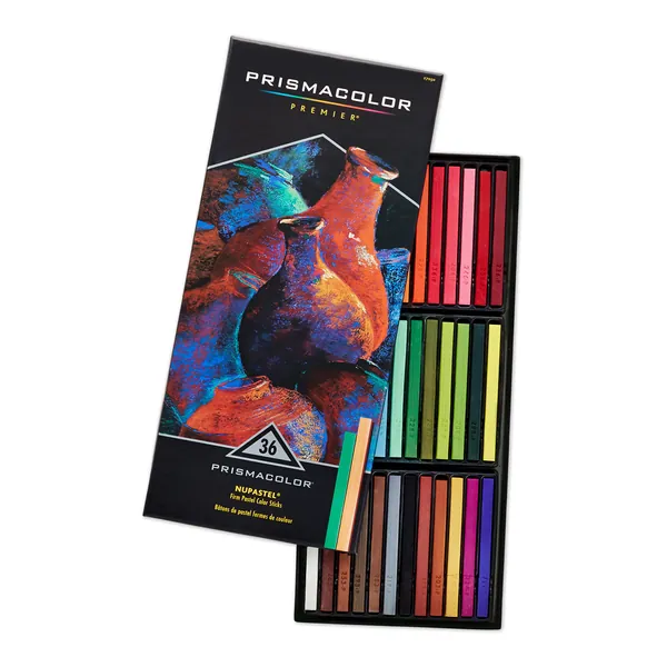 Prismacolor 27050 Premier NuPastel Firm Pastel Color Sticks, 36 Count (Pack of 1) - 