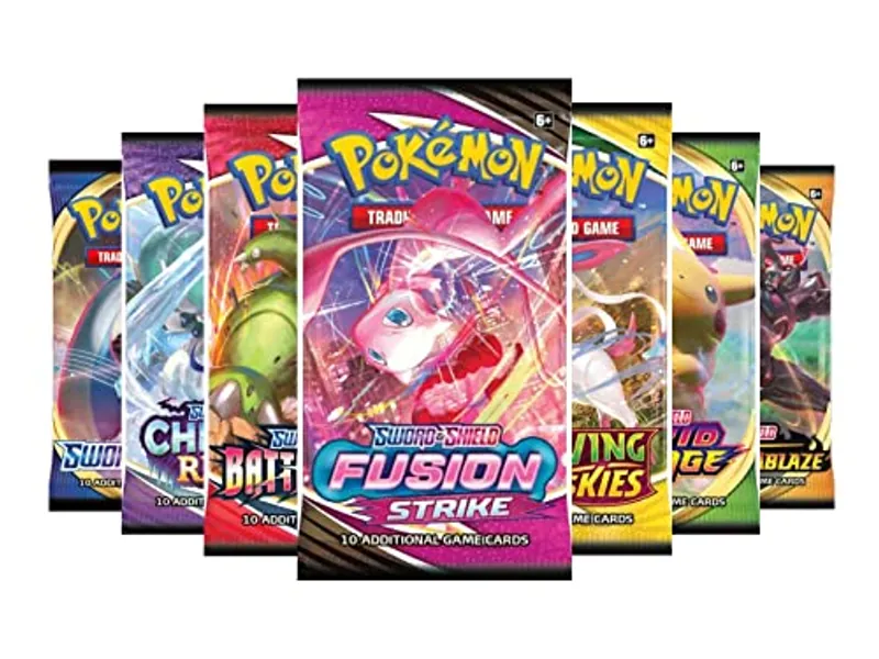 Pokemon 3 Booster Packs (30 Cards) – 100% Authentic Sealed Pokemon – 1 in 4 Orders Includes Bonus Celebrations Holofoil Card – Bonus: Pokemon Sticker, Hard Protective Sleeve - Color-2