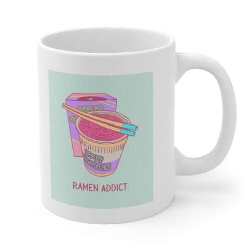 Ramen Addict Novelty Mug - 11oz