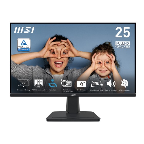 MSI Pro MP251 25 inch FHD 100hz Flat Eye Care Monitor