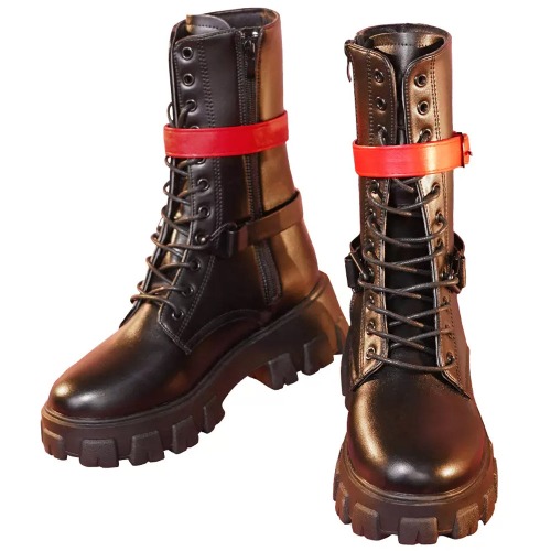 【Costume L Ready For Ship】DokiDoki-SR Game Love and Deepspace Cosplay Protagonist Costume Deepspace deep space Hunter Outfit / Shoes | Shoes Only EU38/39-Order Processing Time Refer to Description Page