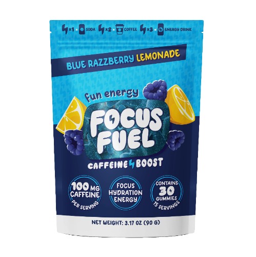 FocusFuel Gummies - Electric Blue Razzberry Lemonade