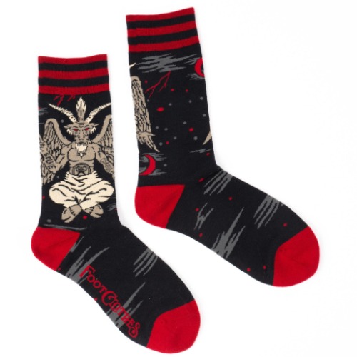 Evil AF Baphomet Socks | Default Title