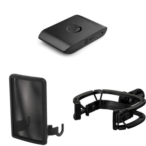 Elgato HD60 X External Capture Card & Chat Link Pro – Audio Adapter & Stream Deck MK.2 – Studio Controller - HD60 X Capture Card + Adapter + Controller