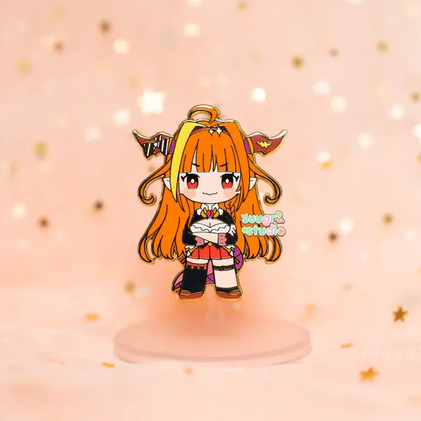 Hololive Vtuber Kiryu Coco Enamel Pin, Fan Merch - [A Grade] / Locking Clasps