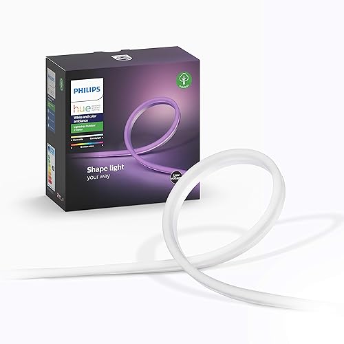 PHILIPS Hue White And Color Ambiance Outdoor Lightstrip Bluetooth 2 metre - Works with iOS & Android - 929002289004