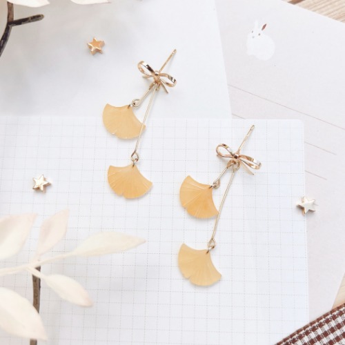 Ginkgo Earrings